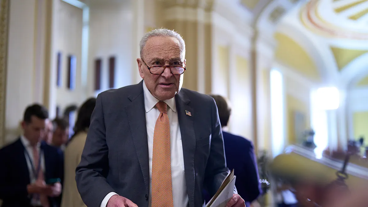 Vođa senatske manjine Chuck Schumer na Kapitolu