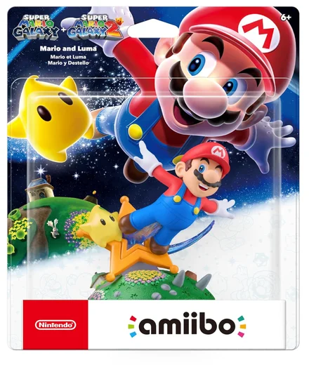 amiibo- Mario i Luma - Super Mario Galaxy + Super Mario Galaxy2