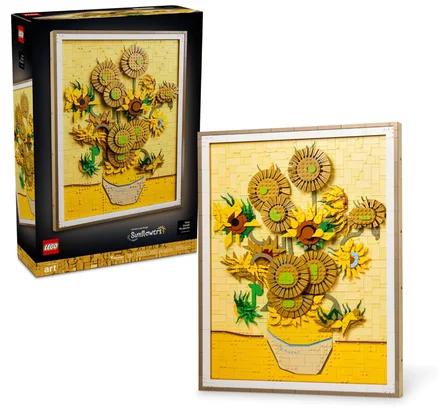 LEGO Art Vincent Van Gogh – set za gradnju suncokreta za odrasle