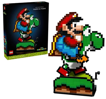 LEGO Super Mario World: Mario & Yoshi komplet za gradnju za odrasle