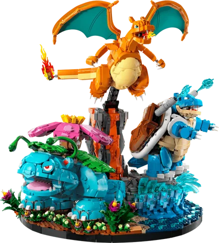 Venusaur, Charizard i Blastoise - LEGO Pokemon
