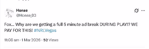 Ljutiti navijači kao što je ovaj nisu gubili vrijeme internetom da iskale svoj bijes nakon što ih je pogodilo povećanje cijene aplikacije za streaming Kayo