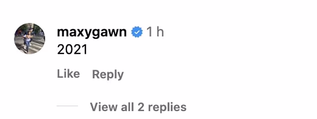 Više igrača AFL-a objavilo je poruke u komentarima, a kapetan Deesa Max Gawn jednostavno je napisao '2021', referencu na pobjedu kluba u velikom finalu AFL-a