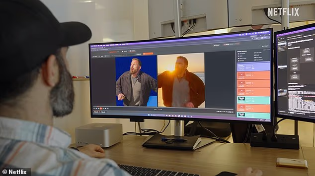 Affleck je dodao: 'Možete koristiti vlastiti model za uklanjanje žica na vratolomijama, ponovno kadriranje snimke, snimanje fotografije koju ste propustili, oblikovanje osvjetljenja, poboljšanje pozadine'