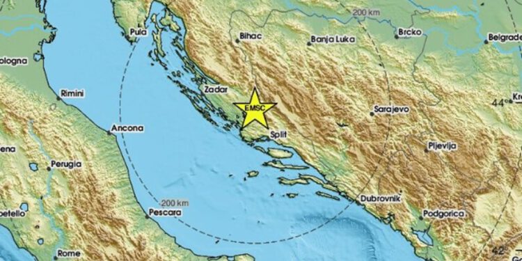Dva potresa na području Dalmacije, jedan je bio prilično jak: ‘Kao eksplozija’