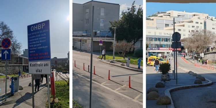 FOTO I VIDEO Krenuo novi režim prometa oko KBC-a Split: Rampa na Firulama zbunila brojne vozače