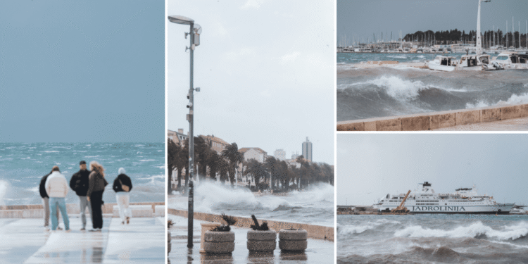 FOTO Moć juga u Splitu: Evo vam jedna fantastična galerija slika s Rive