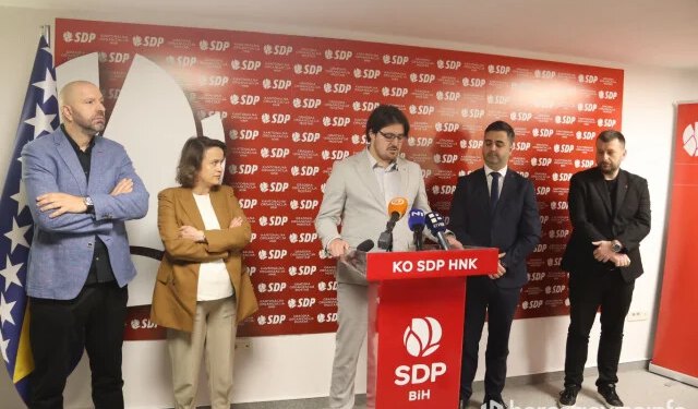 FOTO SDP podsjetio na ulaganja iz različitih razina vlasti u HNŽ-u te upozorio na narušenu sigurnost i HNK Mostar