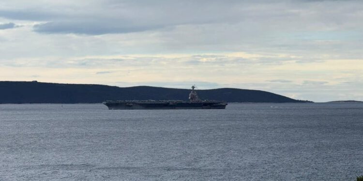 FOTOGALERIJA Stigli Amerikanci: Jedan od najmoćnijih ratnih brodova na svijetu ispred Splita