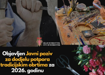 Grad objavio javni poziv za dodjelu potpora tradicijskim obrtima