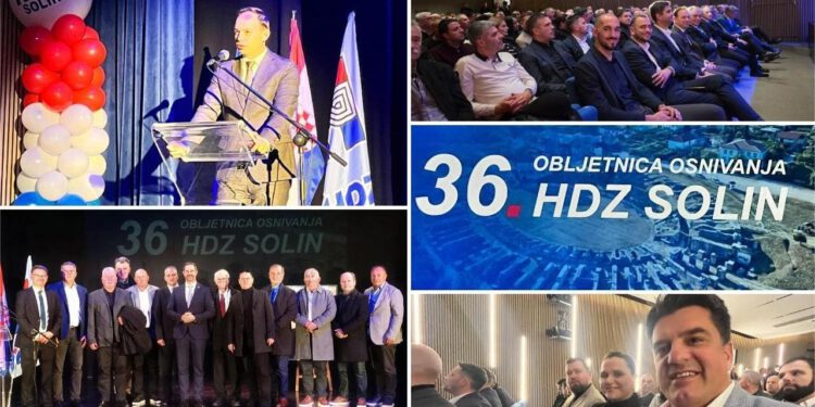 HDZ Solin obilježio 36. obljetnicu osnivanja: Političari i branitelji zajedno na jubileju