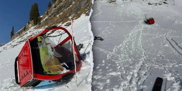 Jedan mrtav nakon pada kabine žičare Titlis Xpress na švicarskom skijalištu