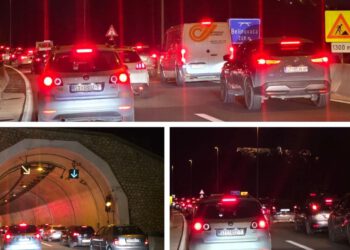 Kaos na brzoj cesti Solin – Klis: Kolona prema Splitu jedva se pomiče