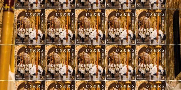 Korčulanska procesija na novoj marki Hrvatske pošte