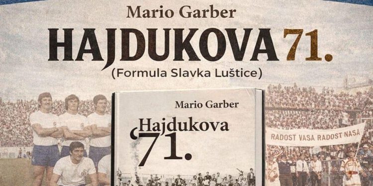 Mertojak domaćin predstavljanja knjige “Hajdukova 71.” Marija Garbera