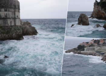 NEOBIČNA METEO PODUDARNOST More je ponovno “vrilo”, ali srećom šteta se nije ponovila