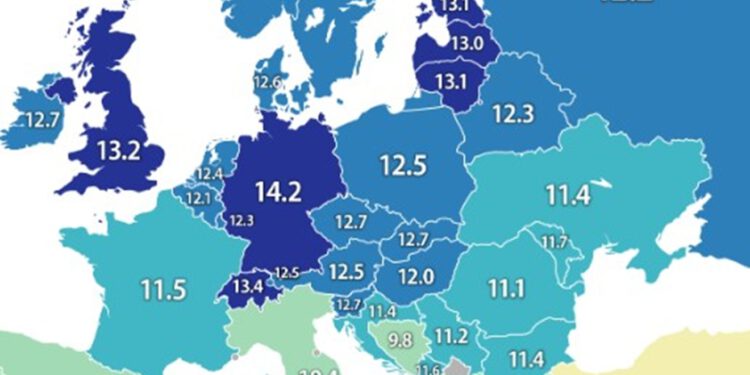 Objavljena karta na kojoj Hrvatska ne stoji dobro: Srbija još gora, završila zadnja