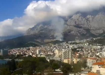 POŽAR IZNAD MAKARSKE: Vatra planula kod Velikog brda, sve snage su na terenu
