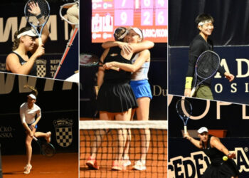 Pobjeda pod svjetlima reflektora: Ana Konjuh i Lucija Ćirić Bagarić u polufinalu parova! (FOTO)