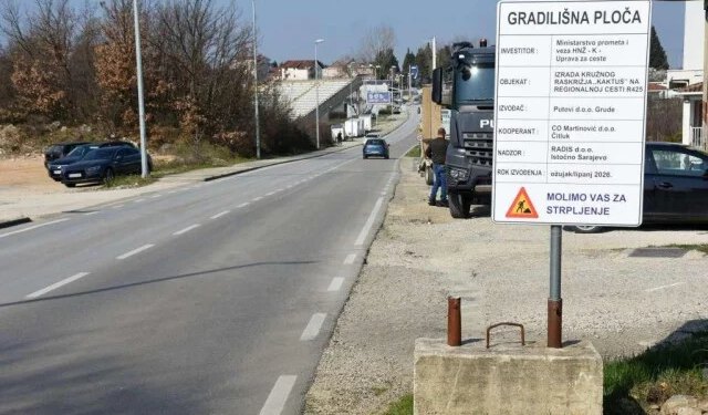 Počeli radovi na kružnom toku ‘Kaktus’ u Čitluku