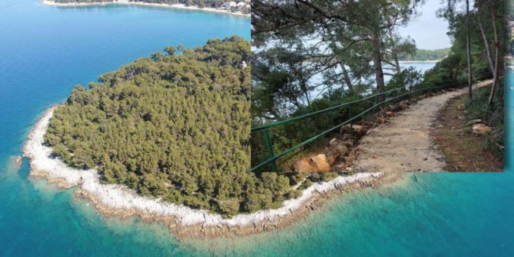 Počeli radovi na obnovi obalne šetnice na poluotoku Muccia u Rovinju