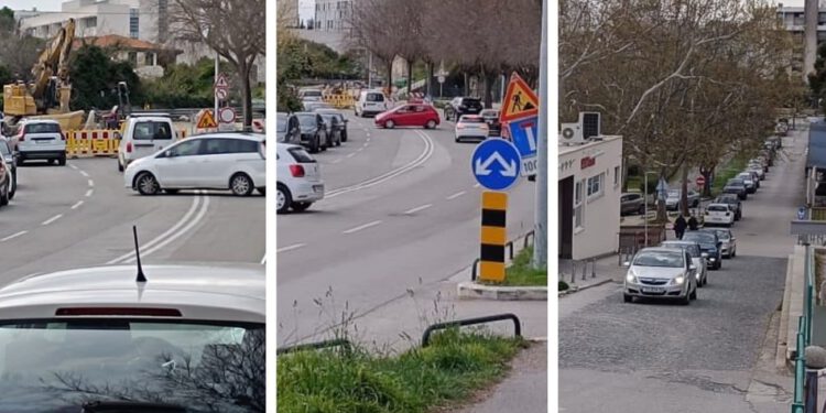 Prometno redarstvo interveniralo: Nesnosne gužve kroz bolnicu Križine zbog radova ispod Krstarice?!