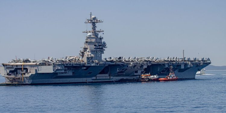 U Crveno more uplovio američki nosač Gerard Ford