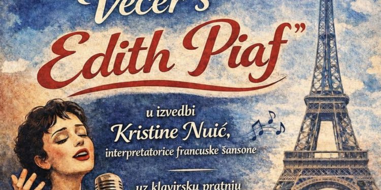 U Solinu koncert posvećen Edith Piaf: Večer francuske šansone u Gradskoj knjižnici