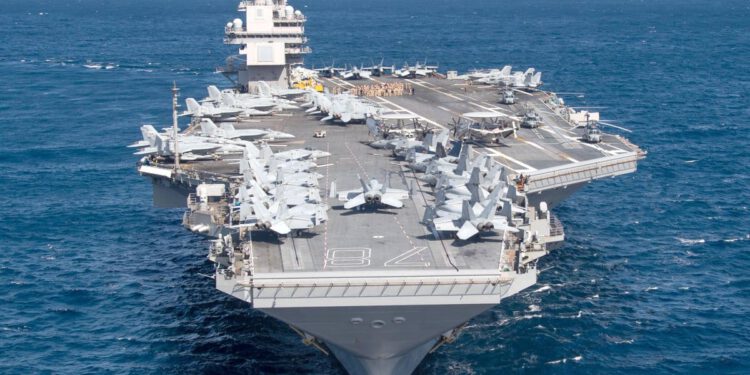 USS Gerald R. Ford s Krete prema Splitu krenuo ranije nego što je planirano