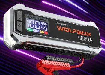 Uštedite 43% popusta na Wolfbox 4000A Cordless Jump Starter, služi i kao 24,000mAh 65W Power Bank