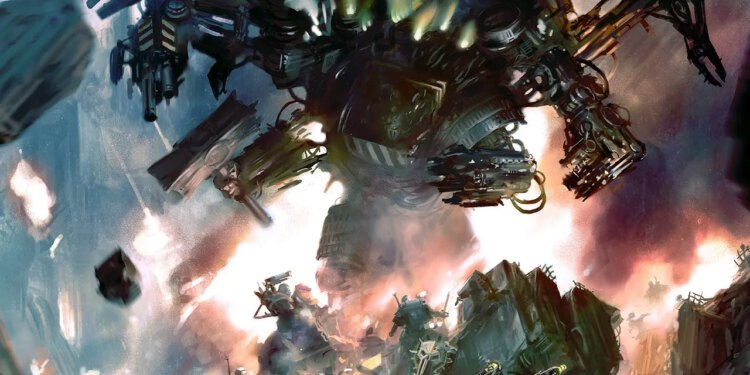 Warhammer 40,000 službena umjetnost otkriva prvi pogled na Iron Warriors Primarch u obliku demona