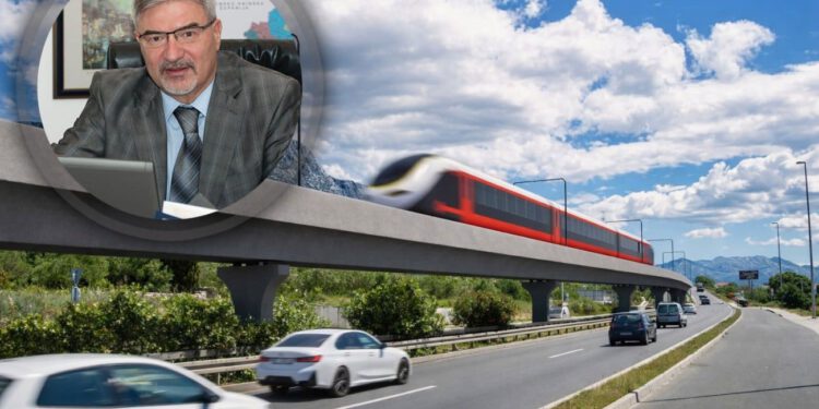 Željeznica Split – Kaštela – Trogir na stupovima iznad magistrale: Evo kuda bi mogao prolaziti metro koji bi promijenio naviku putovanja! Razgovarali smo s autorom ideje