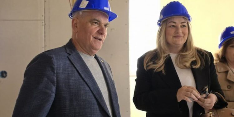 Župan Boban u obilasku radova na izgradnji Centra za starije osobe u Dragljanima