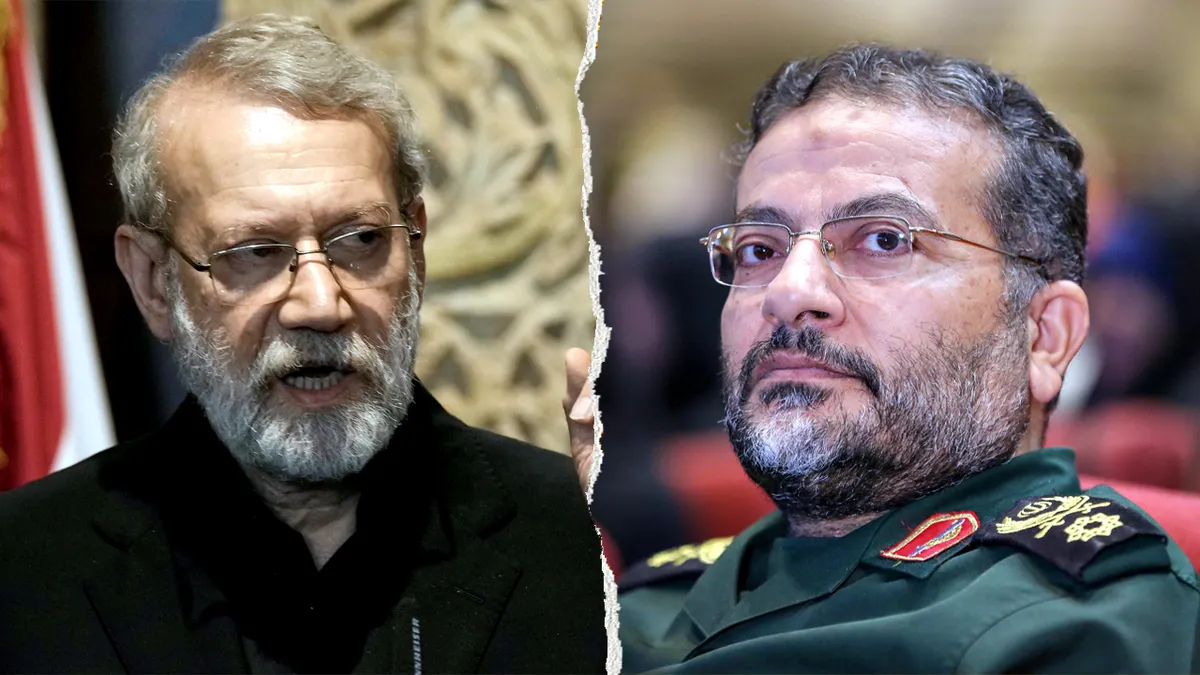 Ali Larijani i Gholamreza Soleimani