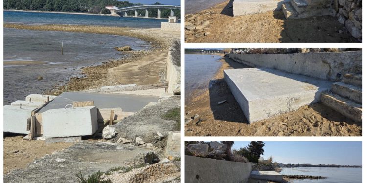 VIJESNICI PROLJEĆA Krenulo uzobalno betoniranje: "U Privlaci uništen prirodni dio obale koji bi trebao biti dostupan svima!"