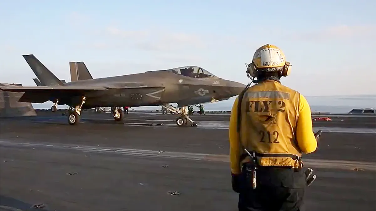 Američki borbeni avion polijeće na Bliski istok