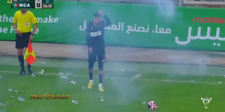 kiša petardi na terenu je impresivna