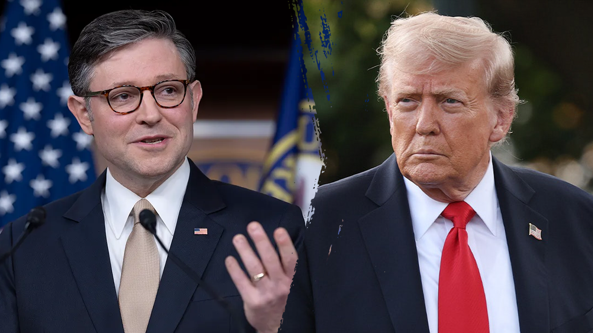 Mike Johnson i Donald Trump