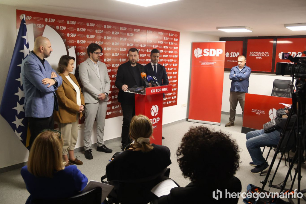 Press konferencija SDP BIH u HNŽ-u