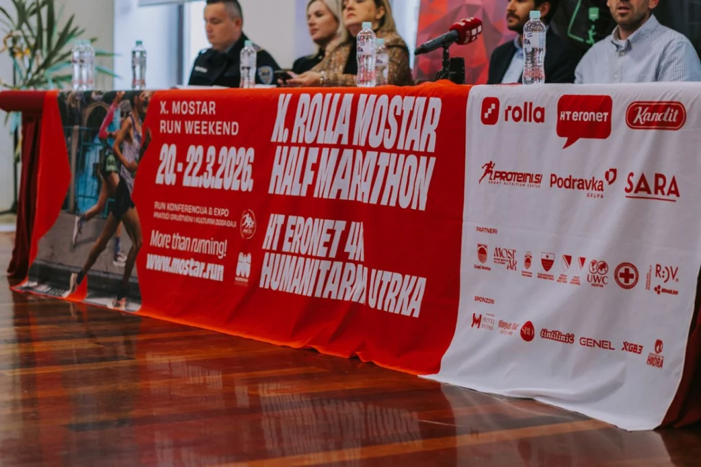 Press povodom Mostar Run Weekenda 2026.