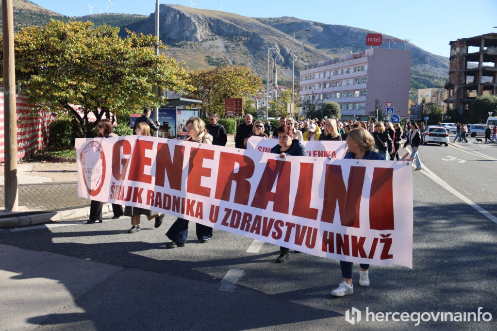 Prosvjed zdravstvenih djelatnika