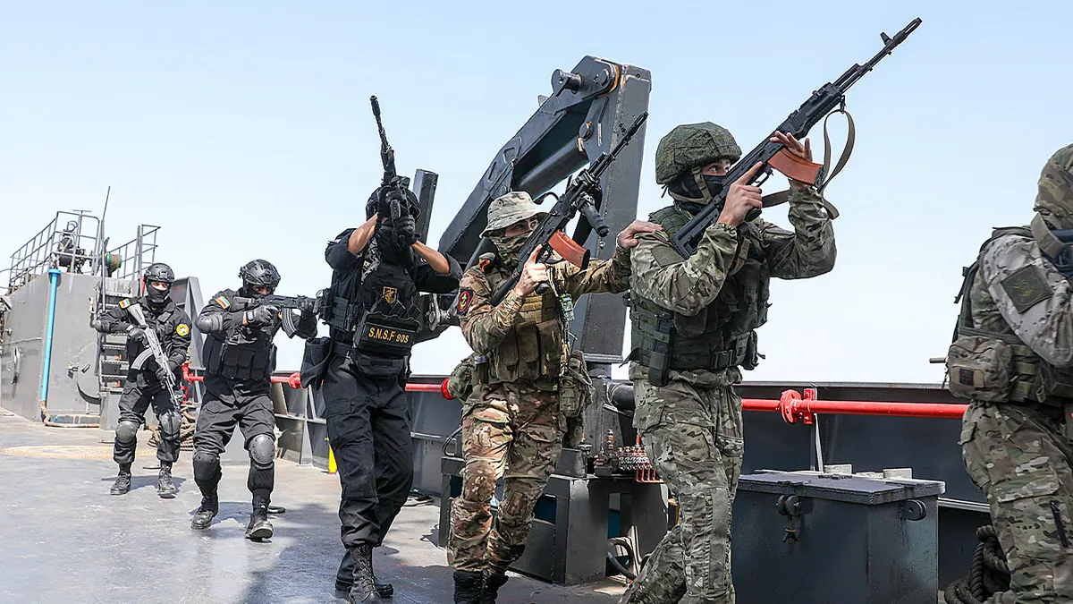 Pomorske jedinice iz Irana i Rusije