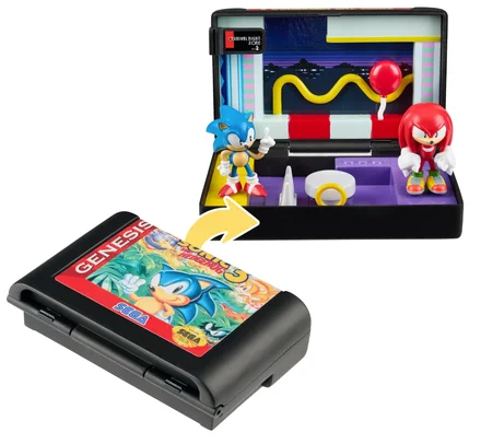 Sonic The Hedgehog 3 Diorama Set za igru ​​– SEGA Genesis kolekcionarski uložak