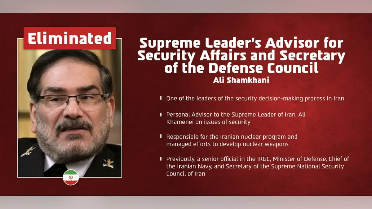 Fotografija savjetnika vrhovnog vođe Shamkhanija