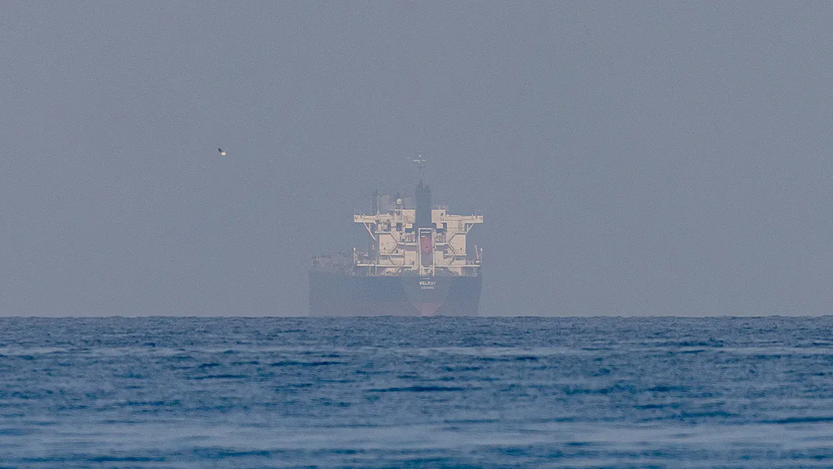 Bulk Carrier Belray u Zaljevu.