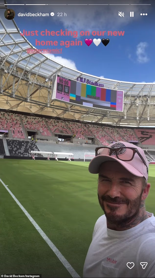David je također pokazivao otmjeni novi stadion