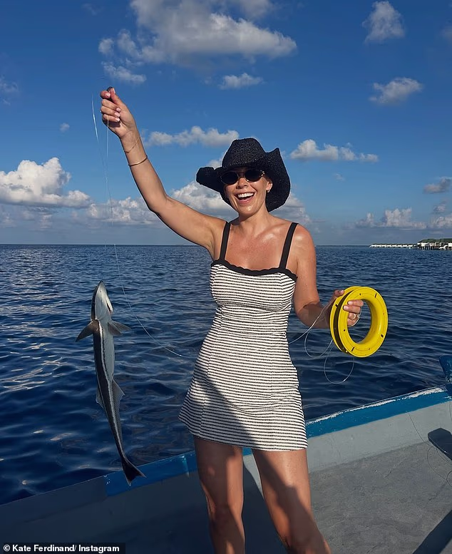 Kate je također pokazala svoje ribolovne vještine otkrivajući svoj ulov obožavateljima tijekom ažuriranja na Instagramu