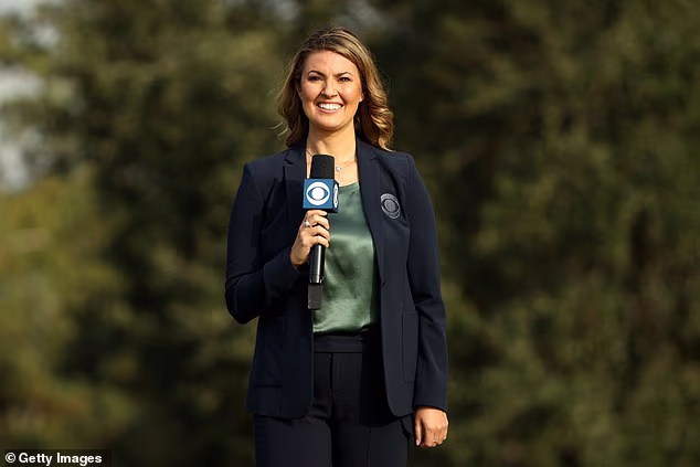 Amanda Balionis predstavila se za CBS tijekom Mastersa na Augusta Nationalu prošli tjedan