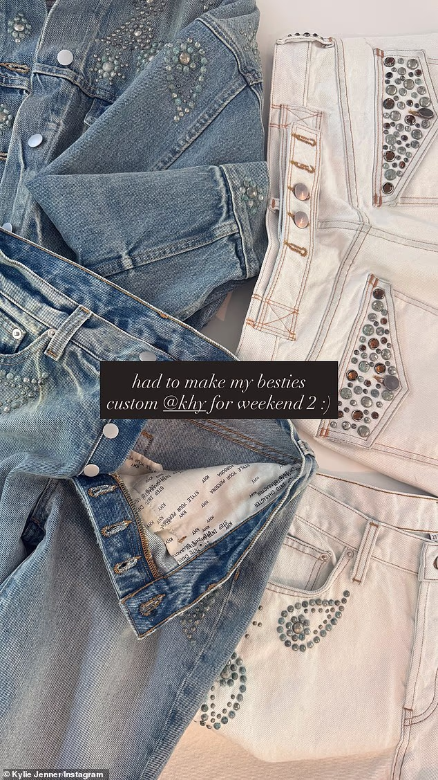 Mama dvoje djece dodatno je otkrila da je hlače koje su nosile njezine prijateljice po narudžbi izradio njezin brend Khy za Coachellu