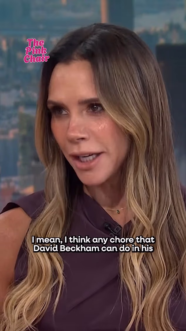 'Mislim, mislim da je svaki posao koji David Beckham može obaviti u svom BOSS donjem rublju, ja sam dolje', priznala je Spice Girl